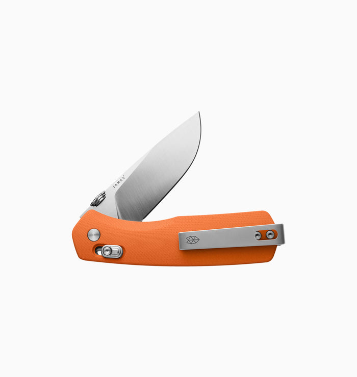 The James Brand - The Carter - Orange +  Stainless