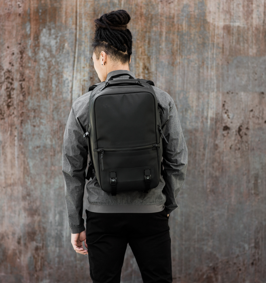 The Black Ember Citadel R2 Backpack - Sleek, Minimal And Water Resistant