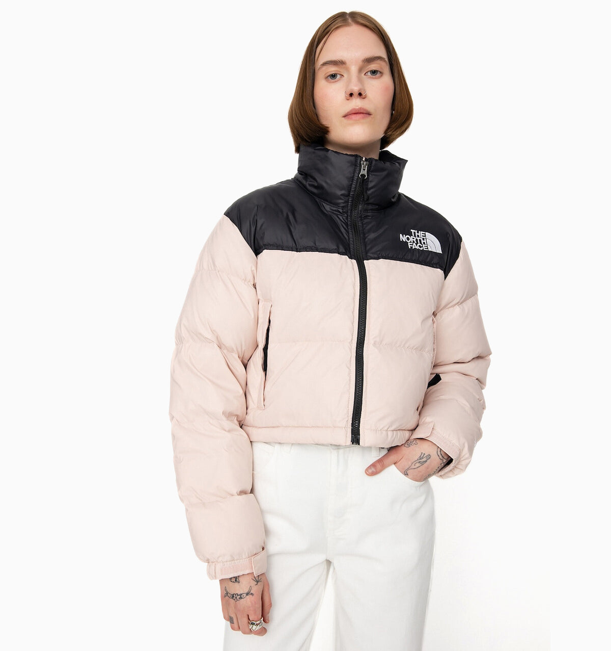 The North Face Women's Retro Nuptse Short Jacket - Pink Moss