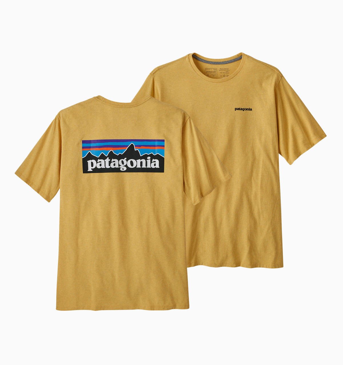 Patagonia Men's P-6 Logo Responsibili-Tee - Surfboard Yellow