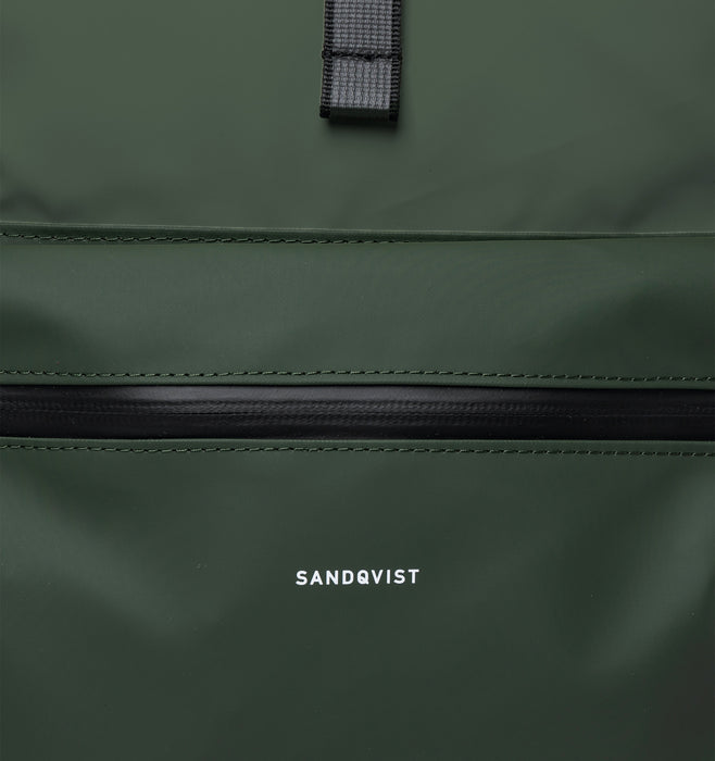 Sandqvist 15" Ruben 2.0 Rolltop Backpack 27L - Dawn Green