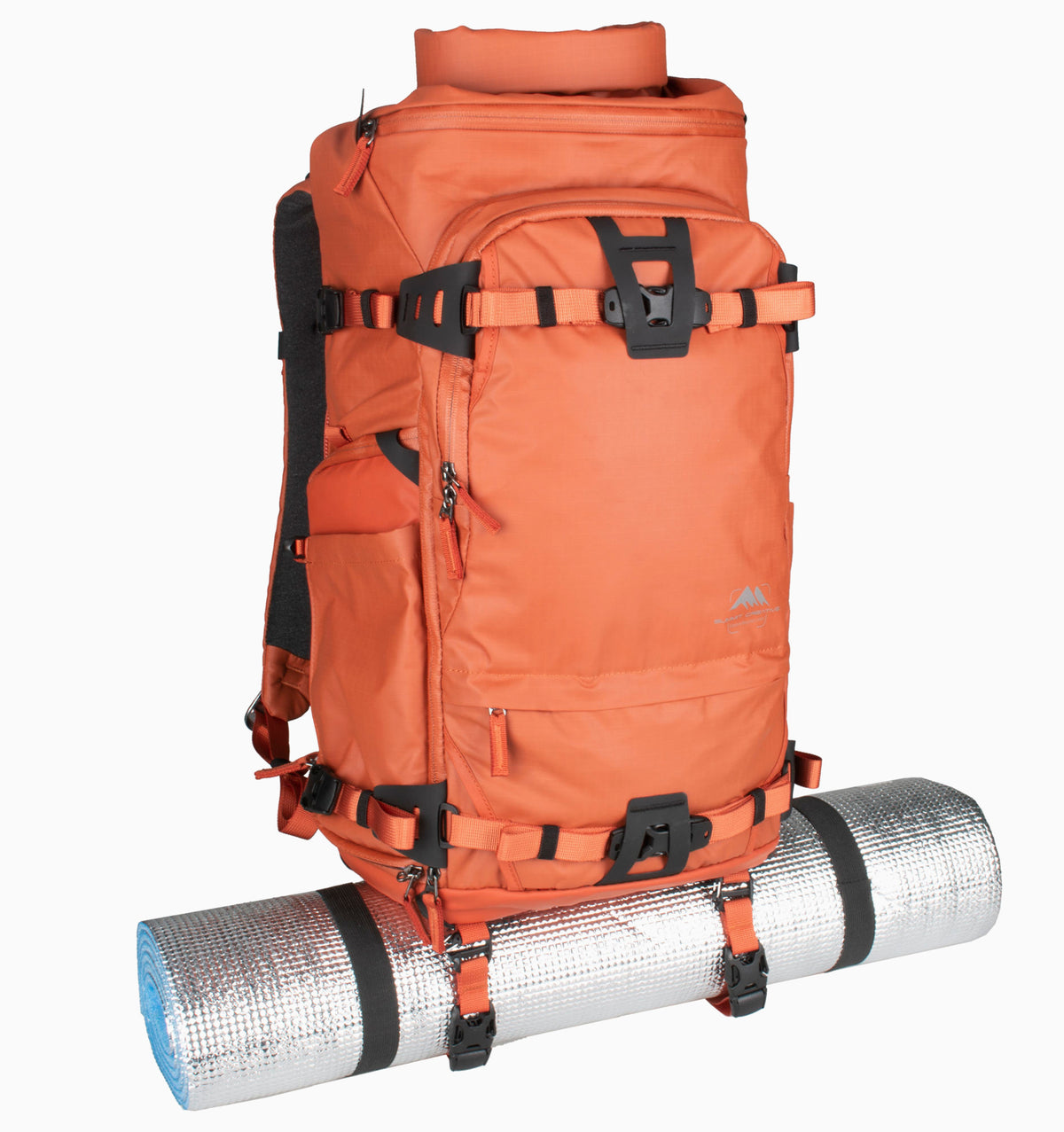 Summit Creative 16" Large Rolltop Camera Backpack Tenzing 40L - Orange