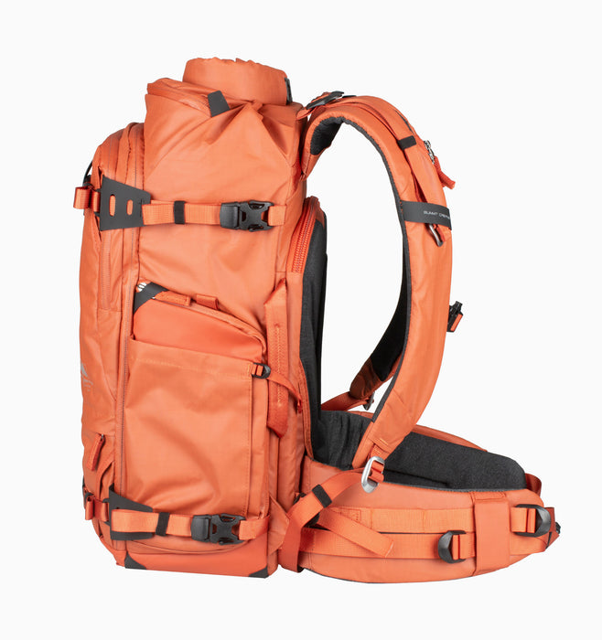 Summit Creative 16" XL Rolltop Camera Backpack Tenzing 50L - Orange