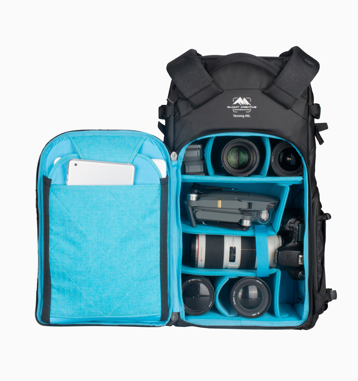 Summit Creative 16" XL Camera Backpack Tenzing 45L - Black