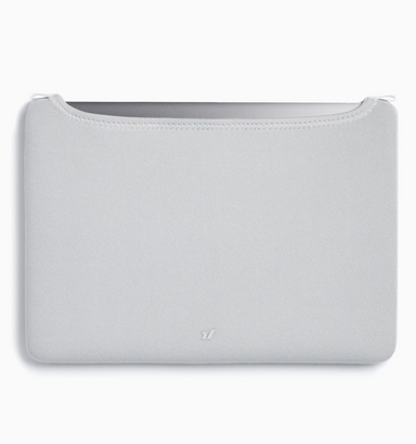 Rushfaster Laptop Sleeve For 15/16" MacBook Pro (Touch Bar) (Outlet Stock) - Lake Gairdner White