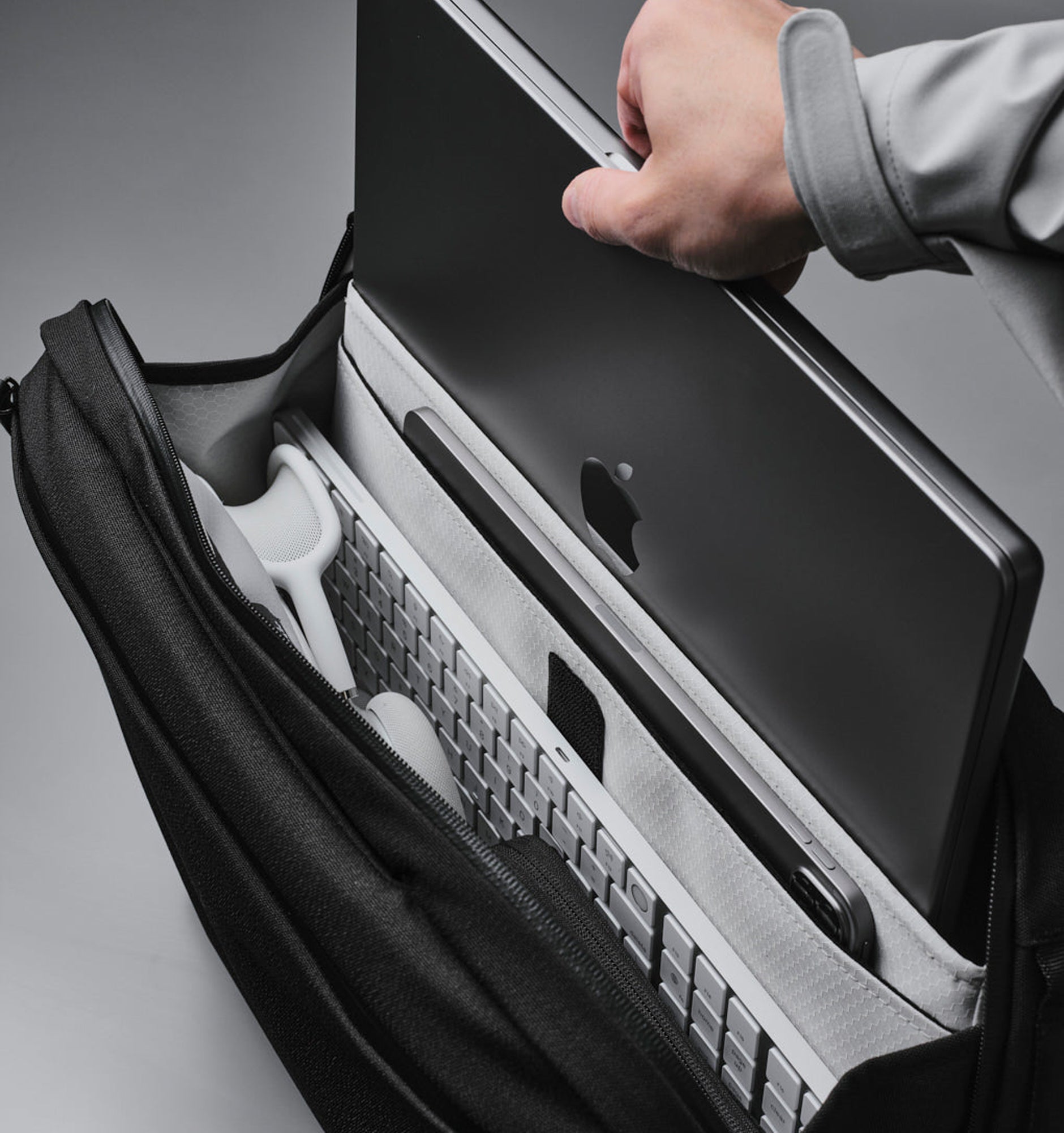 Tech briefcase top