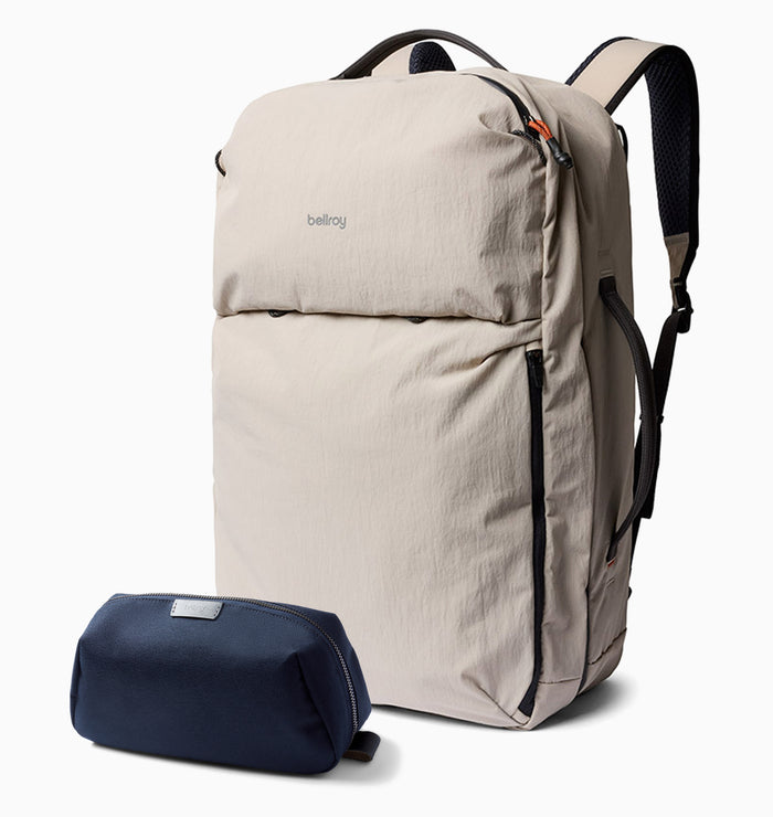Bellroy Lite Travel Pack 38L + Toiletry Kit Plus