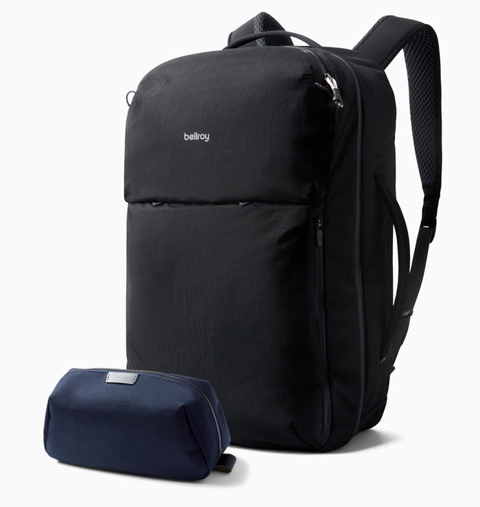 Bellroy Lite Travel Pack 38L + Toiletry Kit Plus