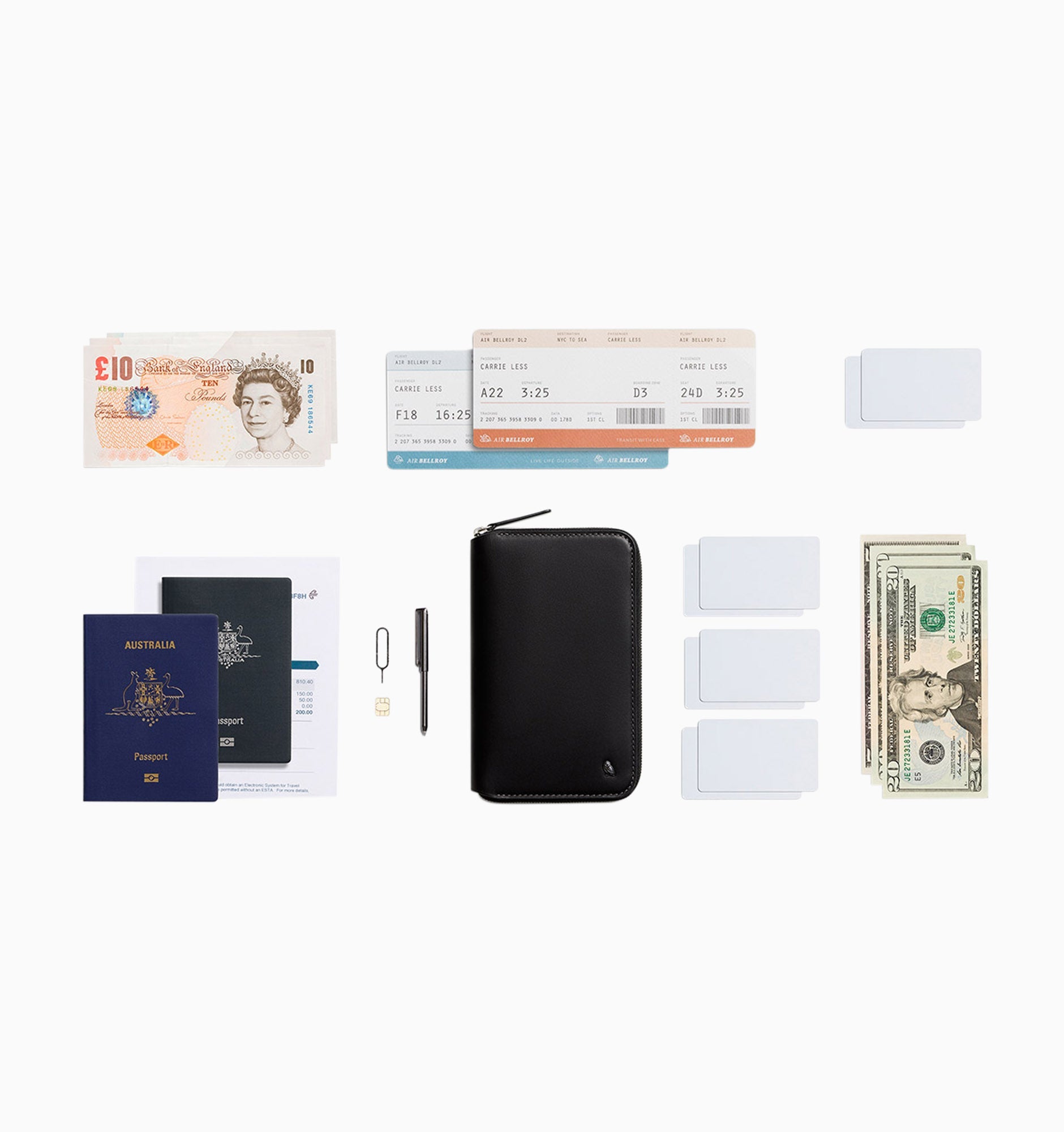 Bellroy Travel Folio Leather Passport Wallet - Afterpay
