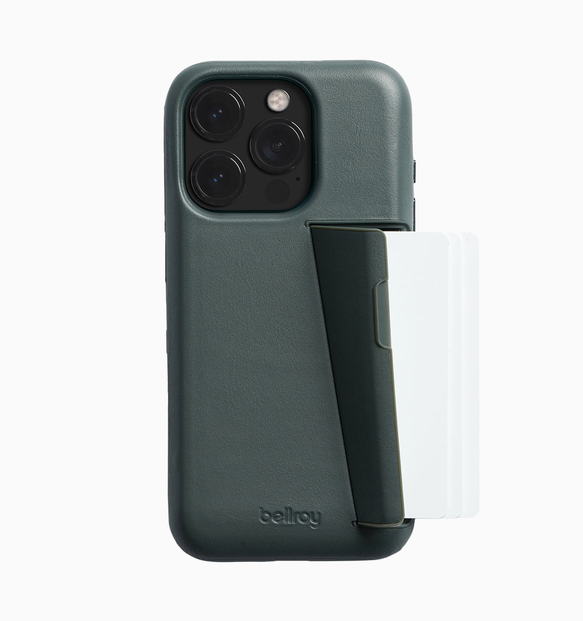 Bellroy iPhone 15 Pro Case (3 Card) - Everglade