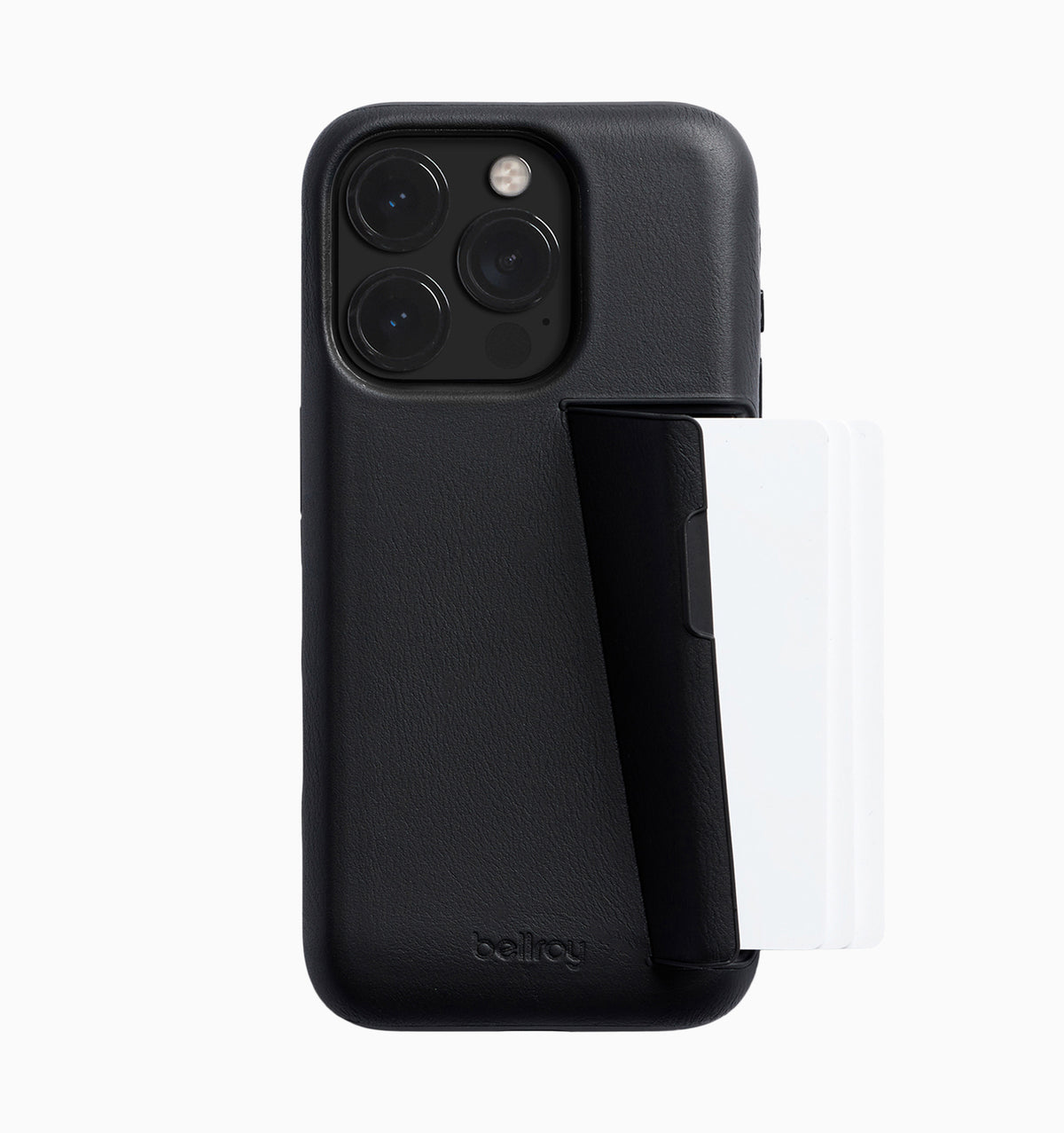 Bellroy iPhone 15 Pro Max Case (3 Card) - Black