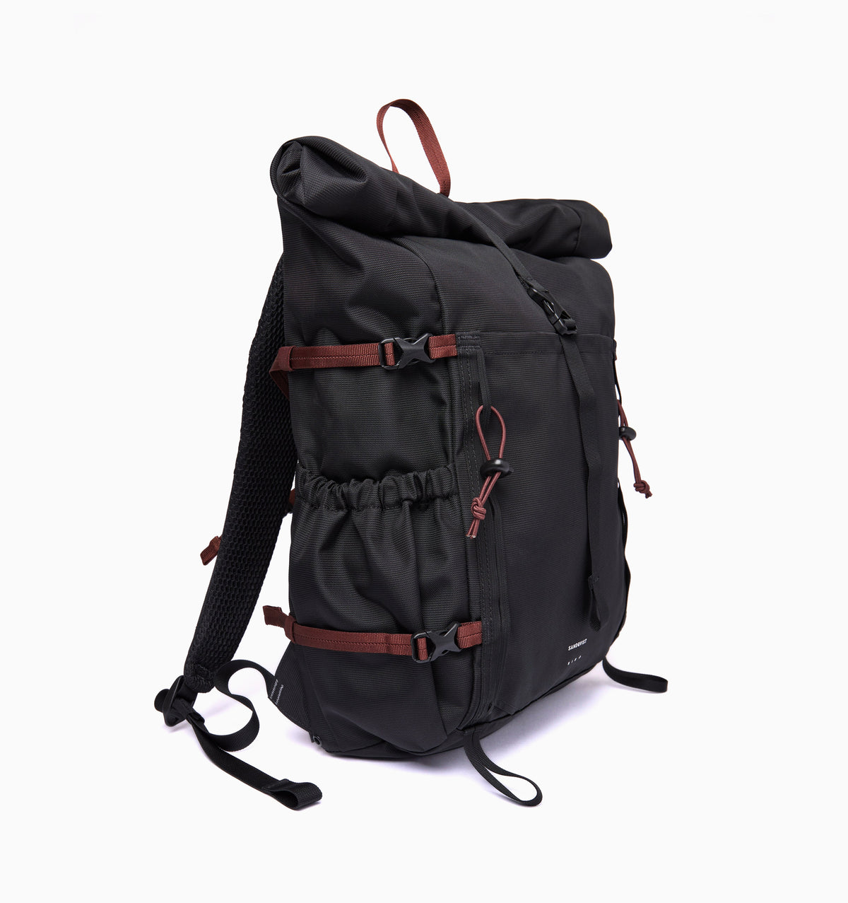 Sandqvist 15" Forest Hike Rolltop Backpack 29L - Black