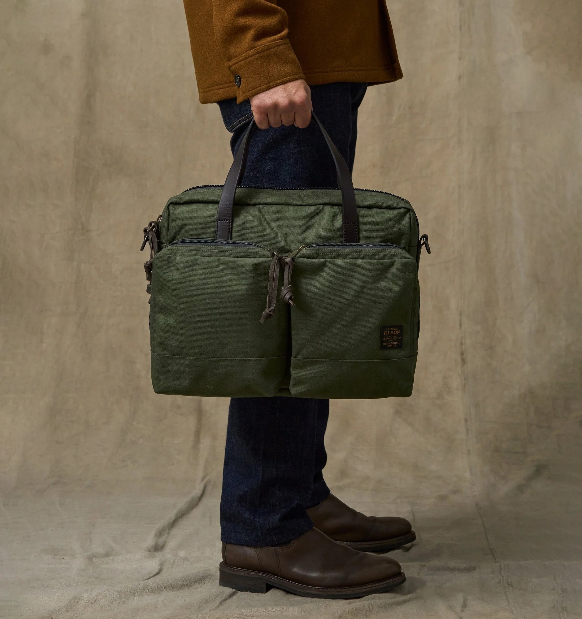 Filson Ballistic Nylon Dryden Briefcase | Afterpay – Rushfaster