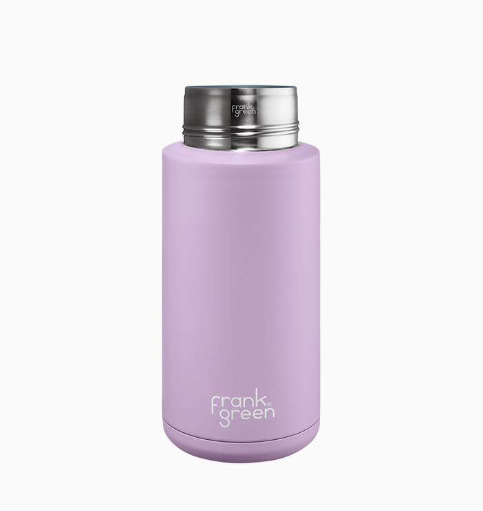 Frank Green 34oz Ceramic Reusable Bottle (1000ml) - Lilac Haze