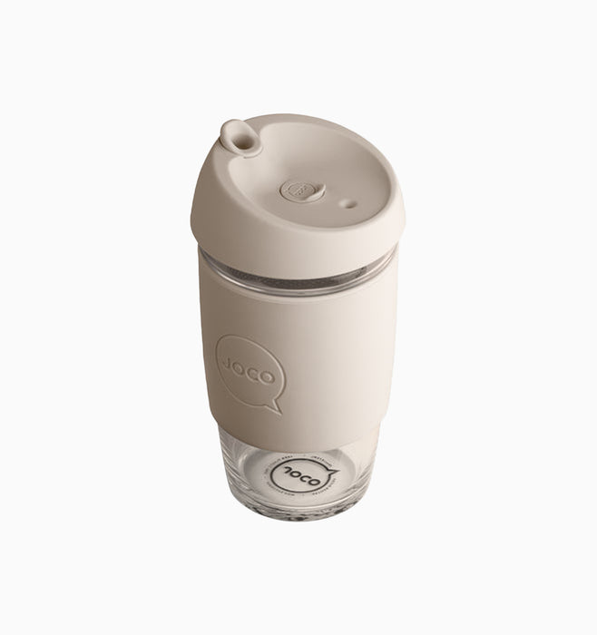 Joco 354ml (12oz) Reusable Utility Coffee Cup - Sandstone