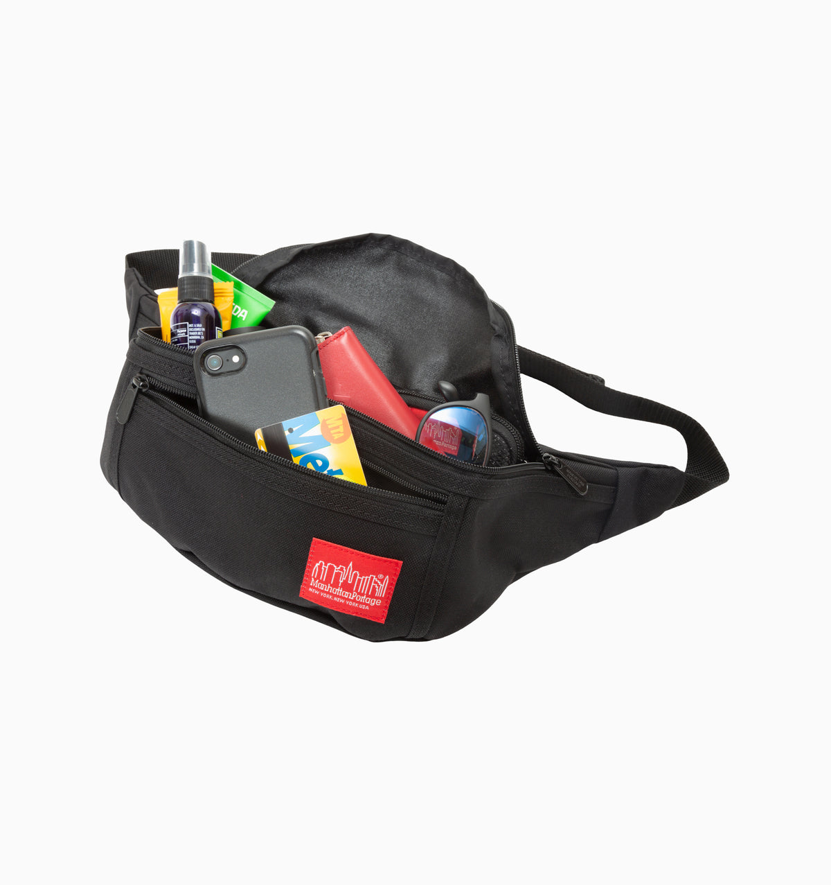 Manhattan Portage Alleycat Waist Bag - Crossbody Fanny Pack, Hands-Free With Zippered Pockets
