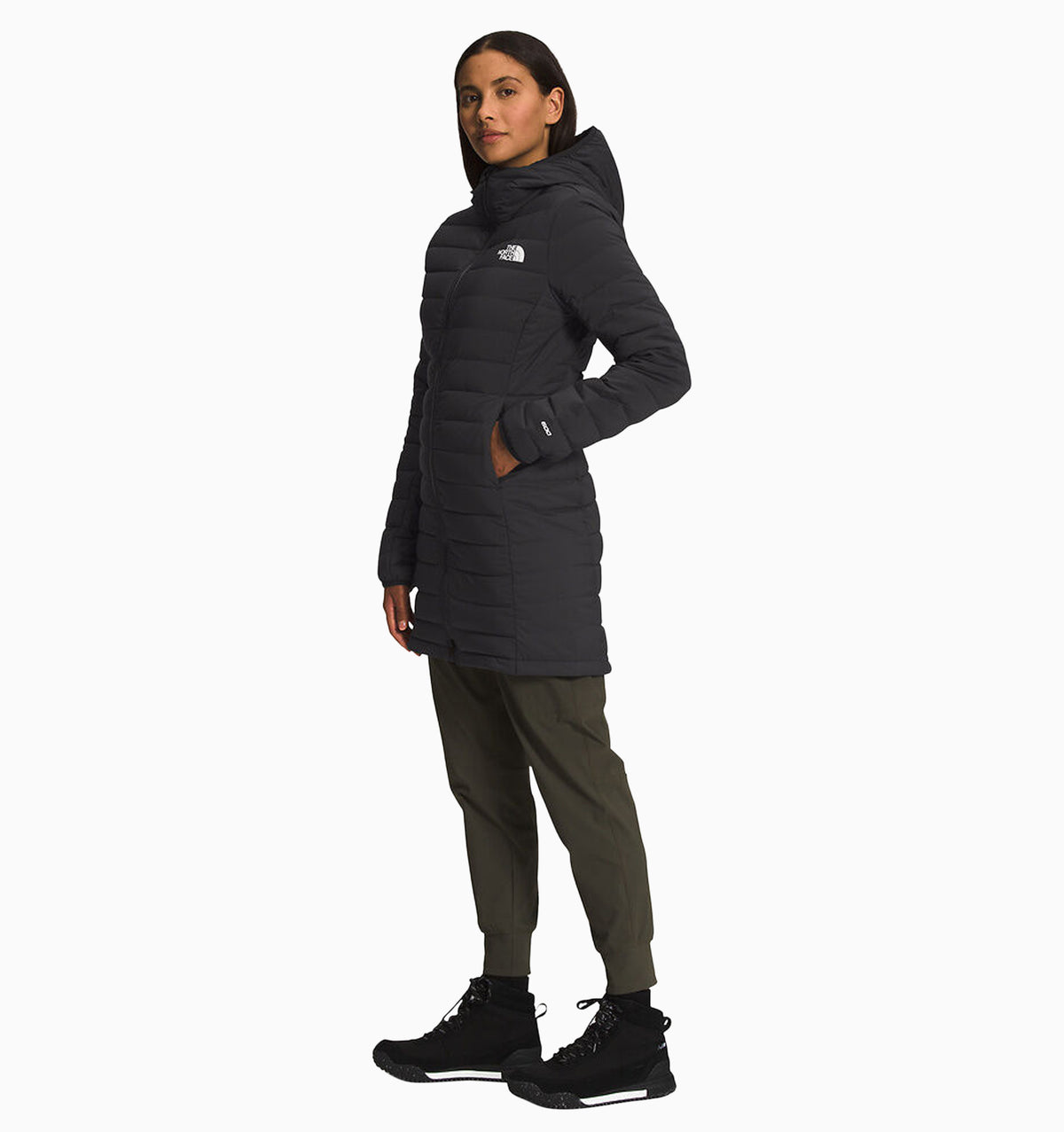 The North Face Women's Belleview Stretch Down Parka - Black