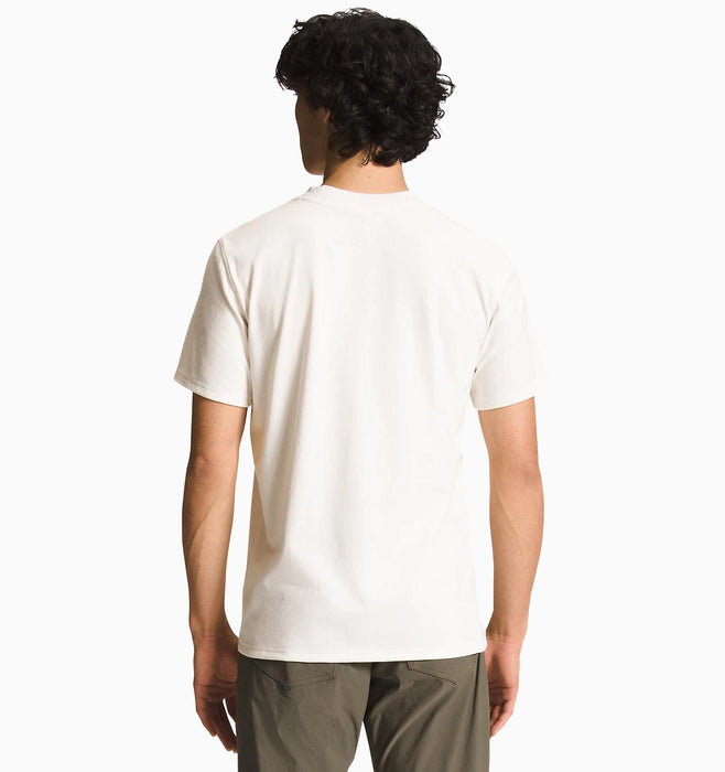 The North Face Men's Short Sleeve Heritage Patch Pocket Tee - Gardenia White