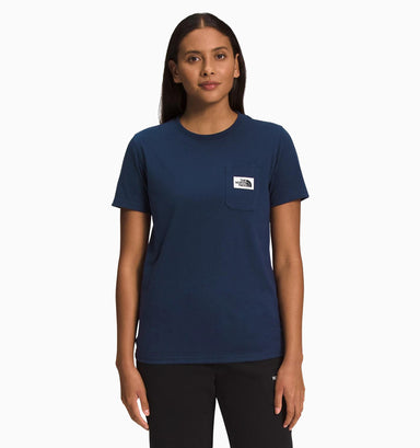 The North Face Women's Short Sleeve Heritage Patch Pocket Tee - Summit Navy
