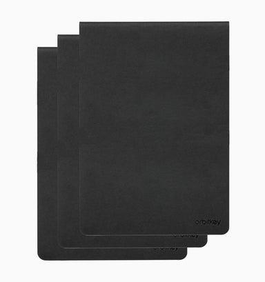 Orbitkey A4 Notebook - 3 Packs - Black