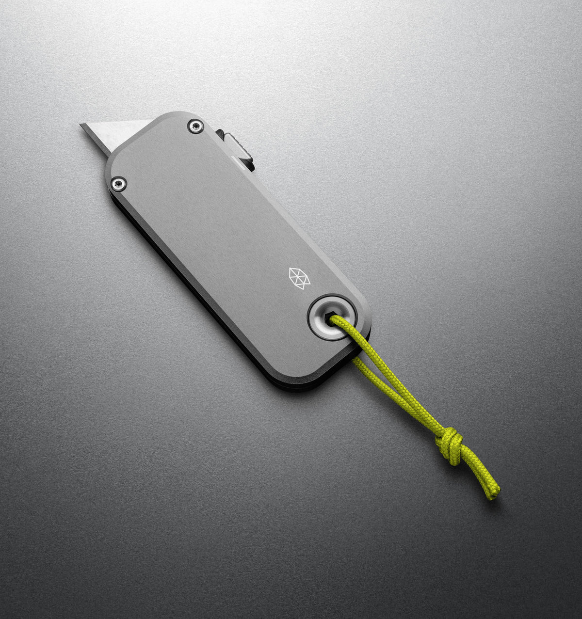The James Brand - The Palmer Utility Knife - Space Grey + Yellow