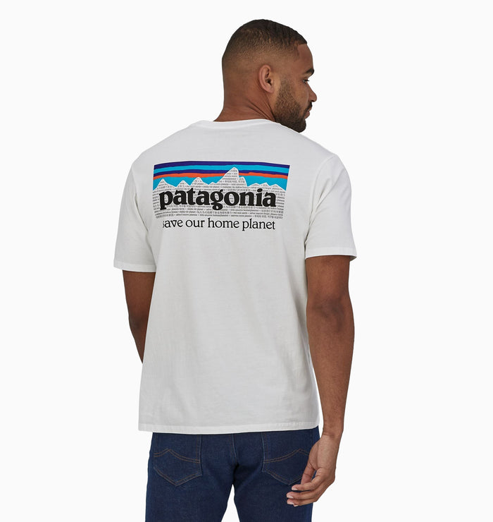 Patagonia Men's P-6 Mission Organic T-Shirt - White