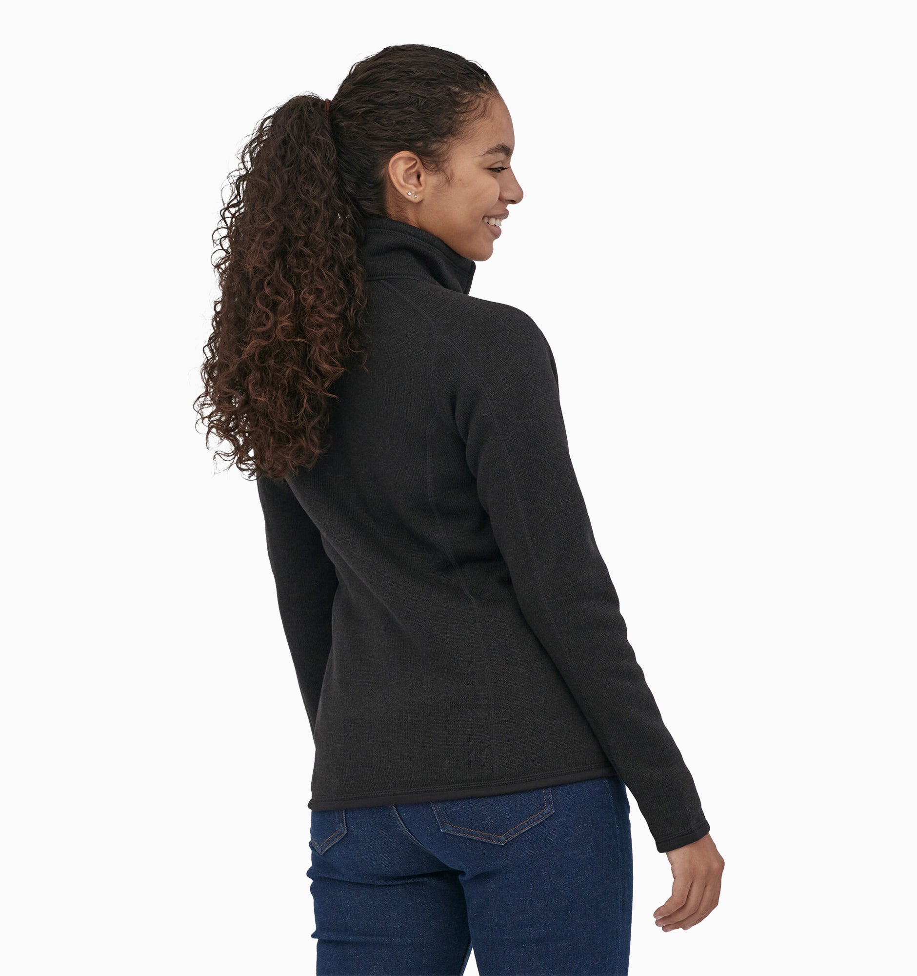 Womens sweater fleece jacket on sale
