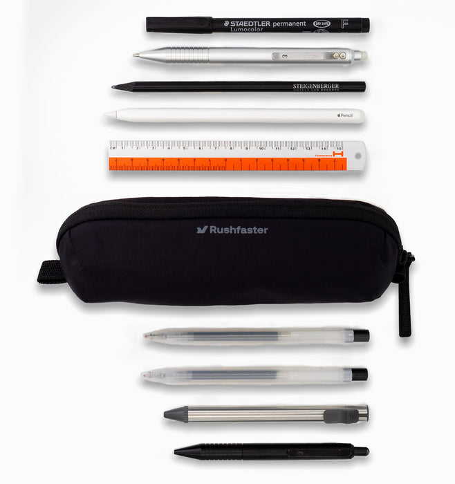 Rushfaster Pencil Case - Black