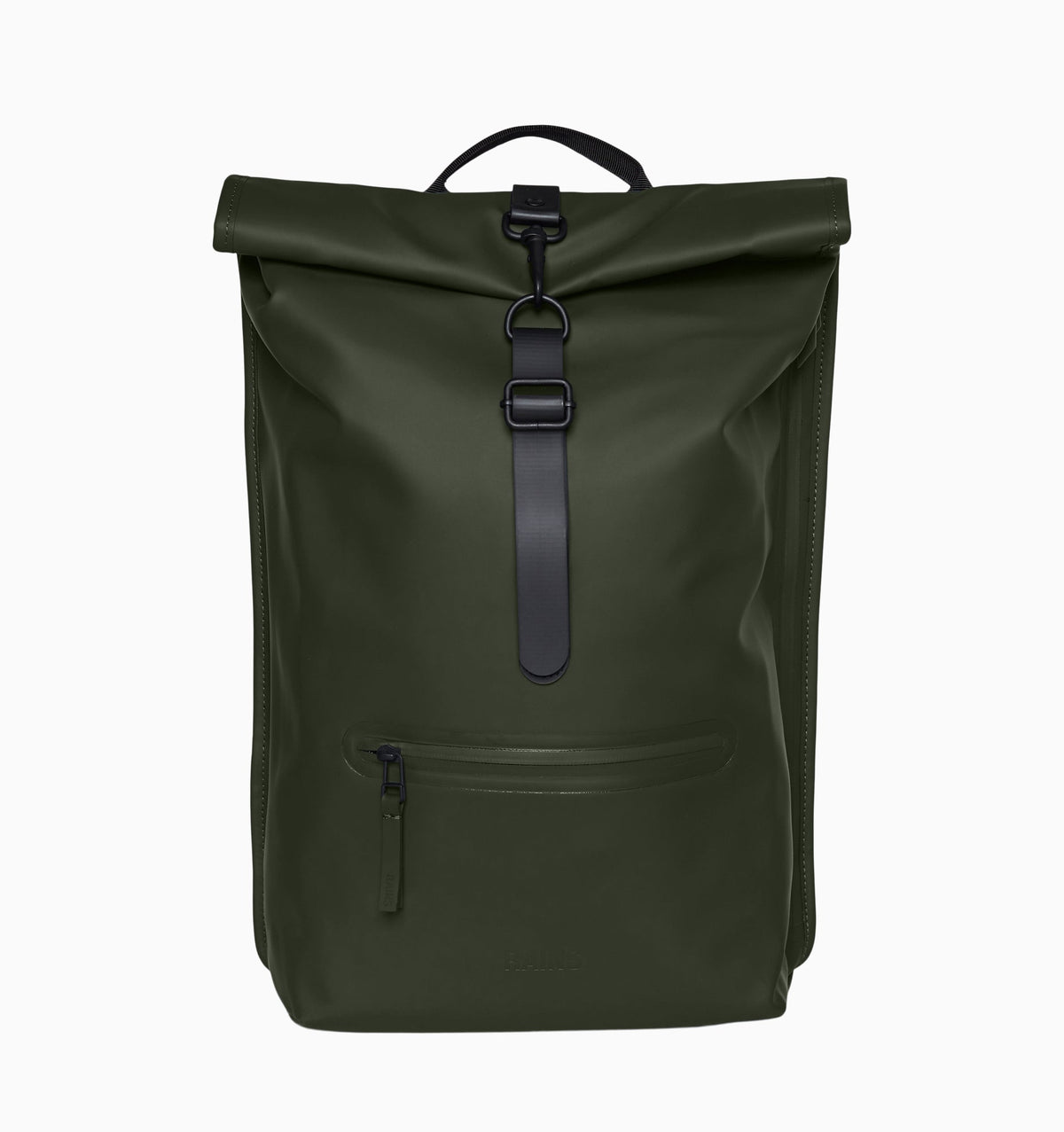 13 laptop rains backpack Rolltop Grey Polyester Bag R13320-13 perfect for commutes in the city Backpack Review Rains Backpack Mini