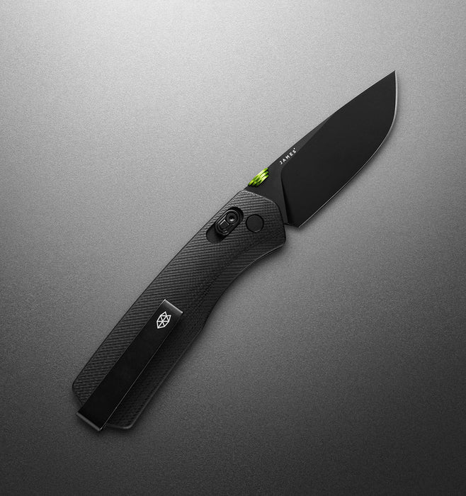 The James Brand - The Carter Everyday-Carry Knife - Black + Black