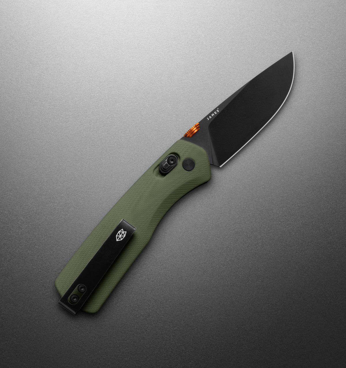 The James Brand - The Carter Everyday-Carry Knife - OD Green + Orange + Black