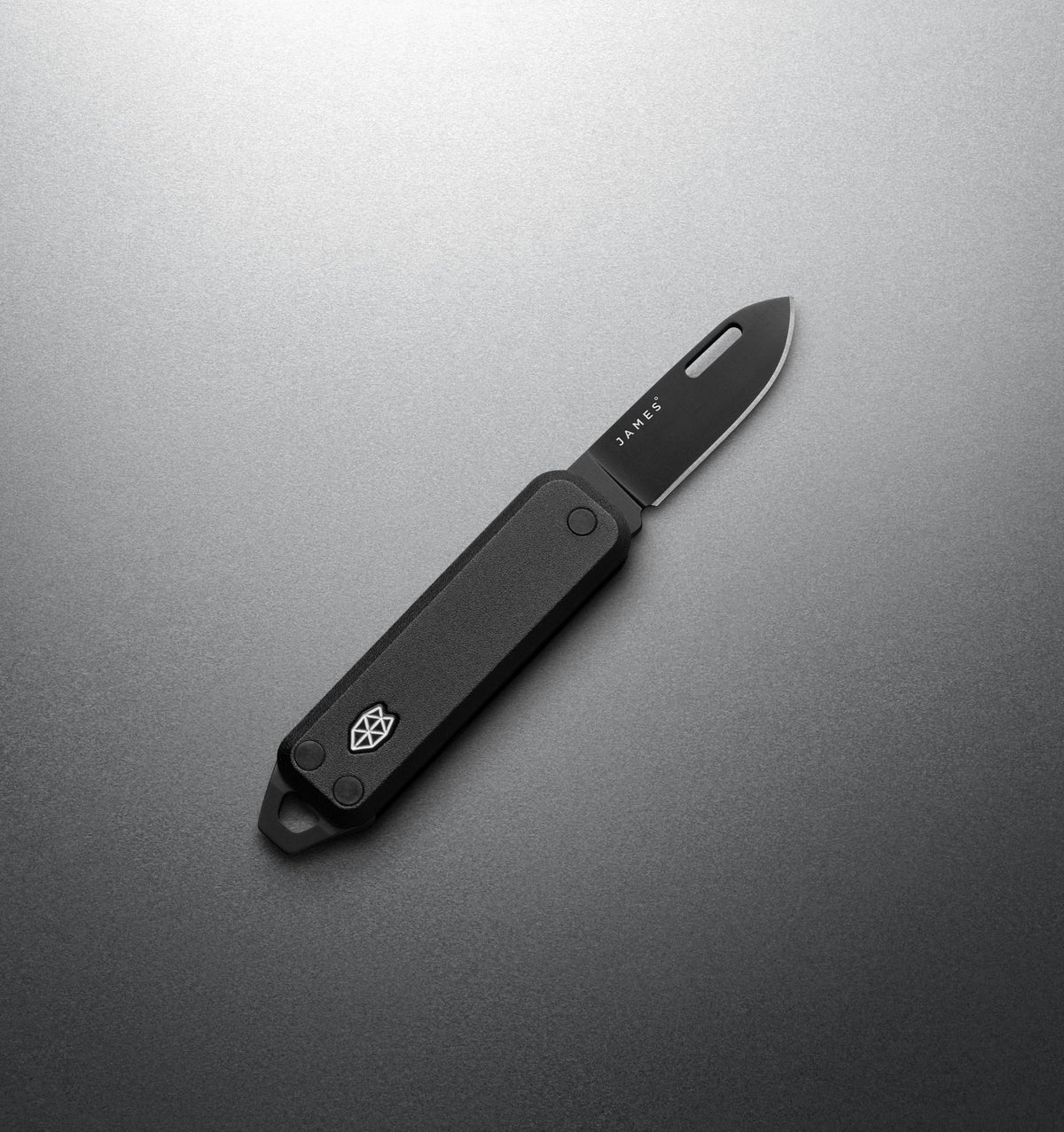 The James Brand - The Elko Utility Knife - Black + Black Aluminium