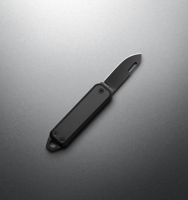 The James Brand - The Elko Utility Knife - Black + Black Aluminium