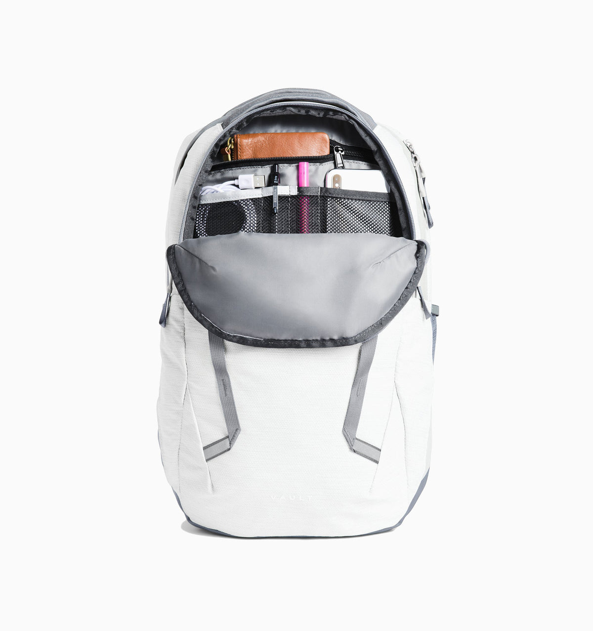 The North Face 15" Women's Vault Backpack 26.5L - White Metallic