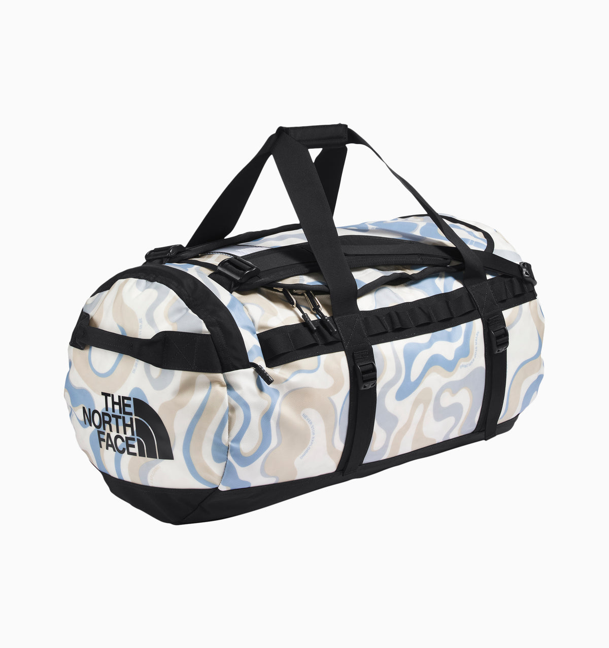 The North Face Base Camp Duffle - M - White Dune Wavy Lines