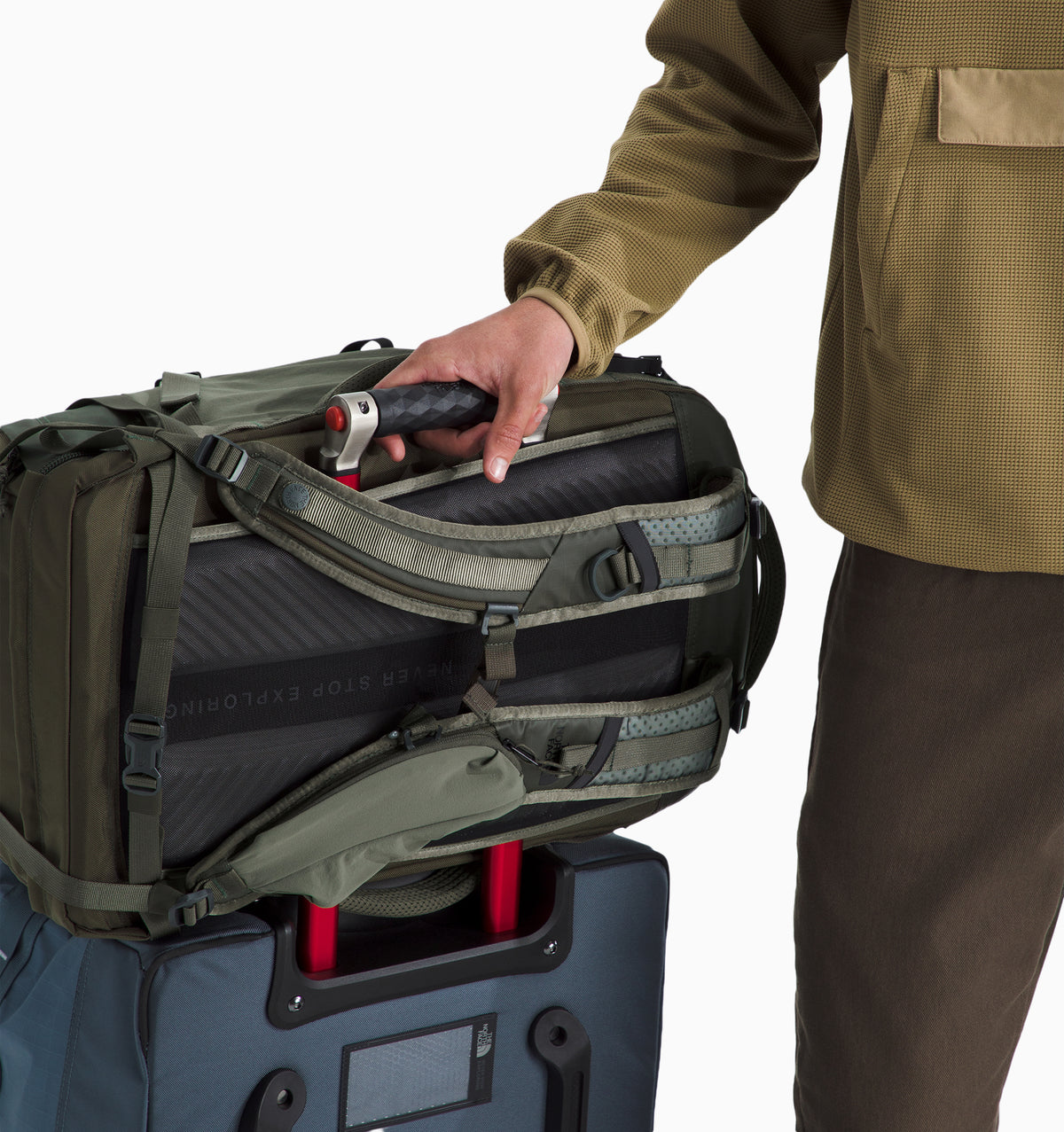 never stop exploring north face luggage backpack The North Face Base Camp Voyager Pro Travel Pack – Rushfaster Australia