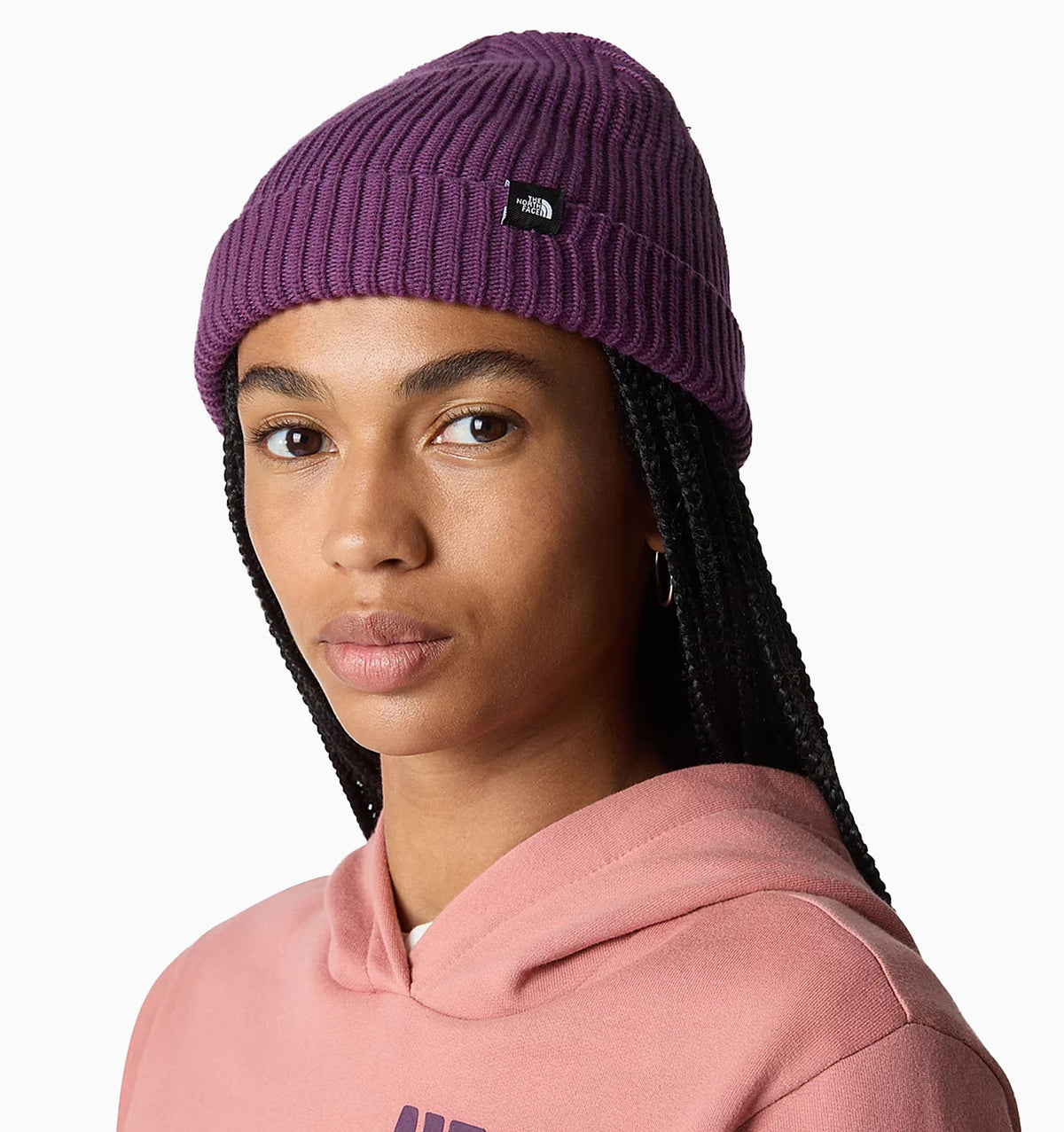 The North Face Fisherman Beanie - Black Currant Purple