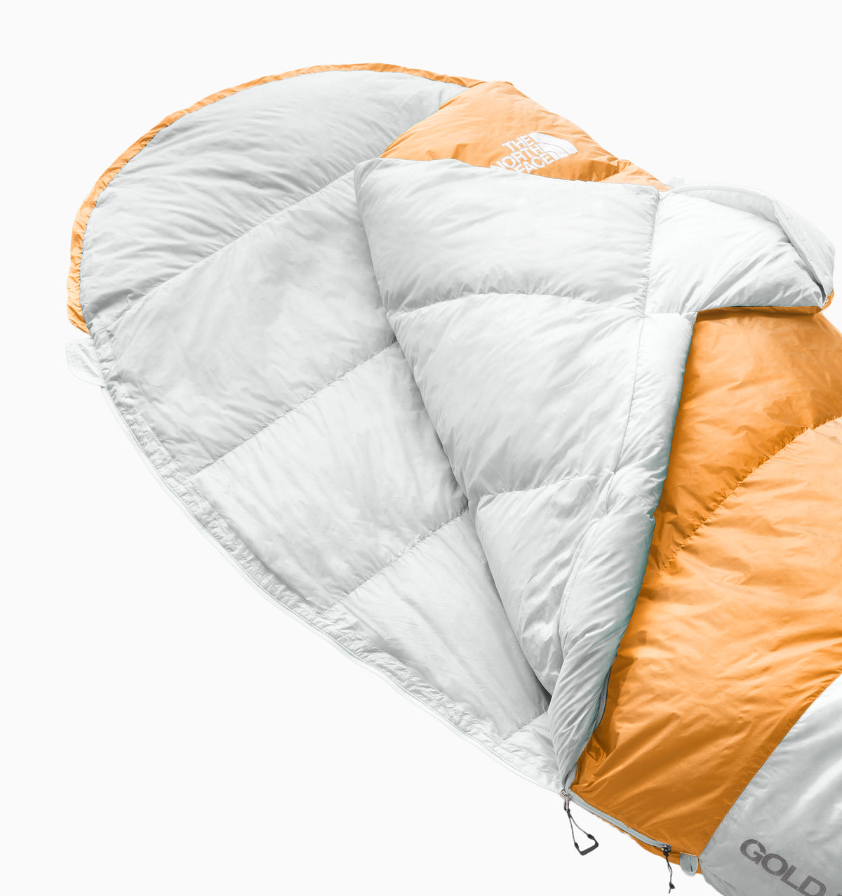 The North Face Gold Kazoo Eco Sleeping Bag - Citrine Yellow-Tin Grey