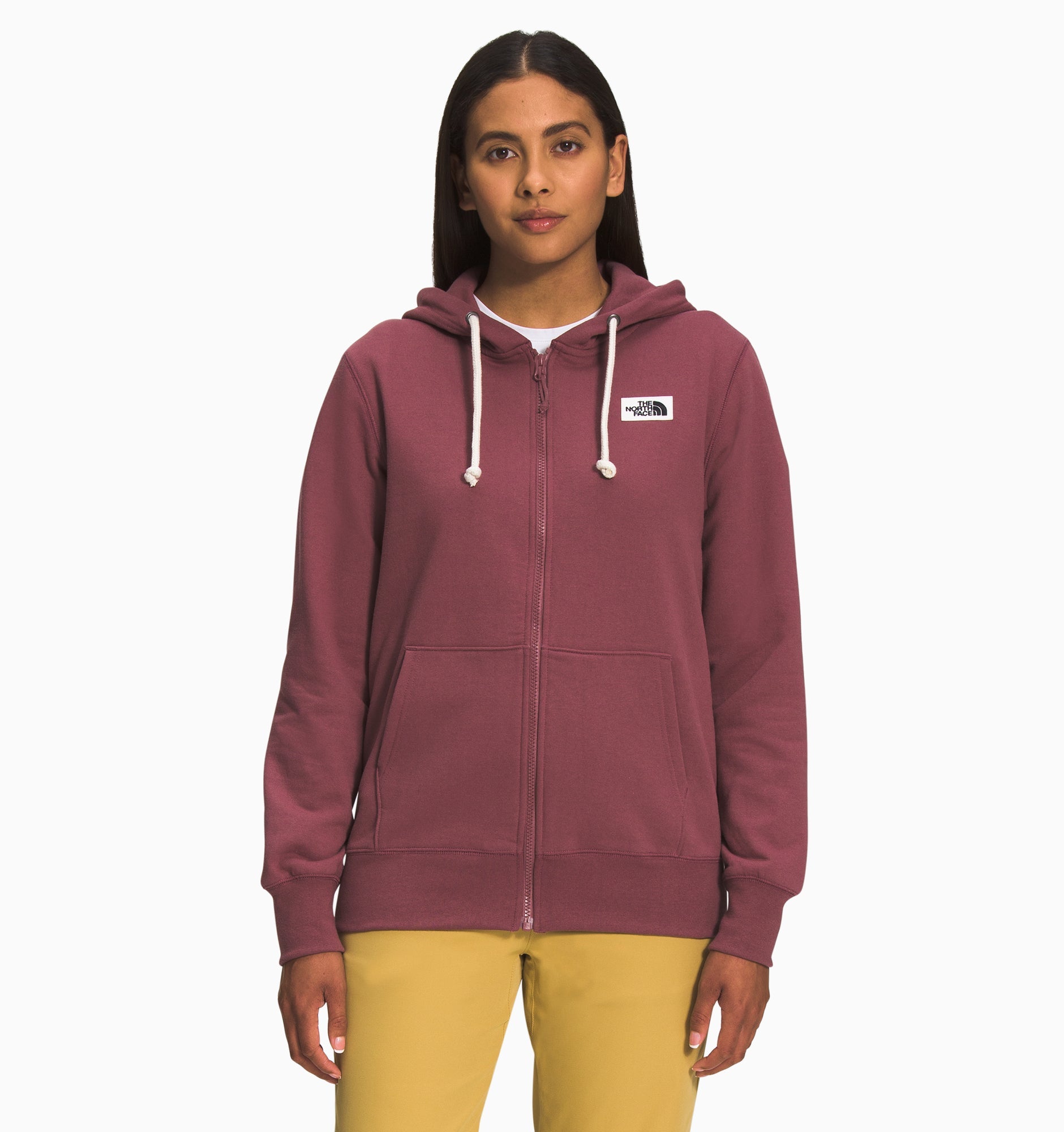 The North Face Women s Heritage Patch Full Zip Hoodie Outlet Stock