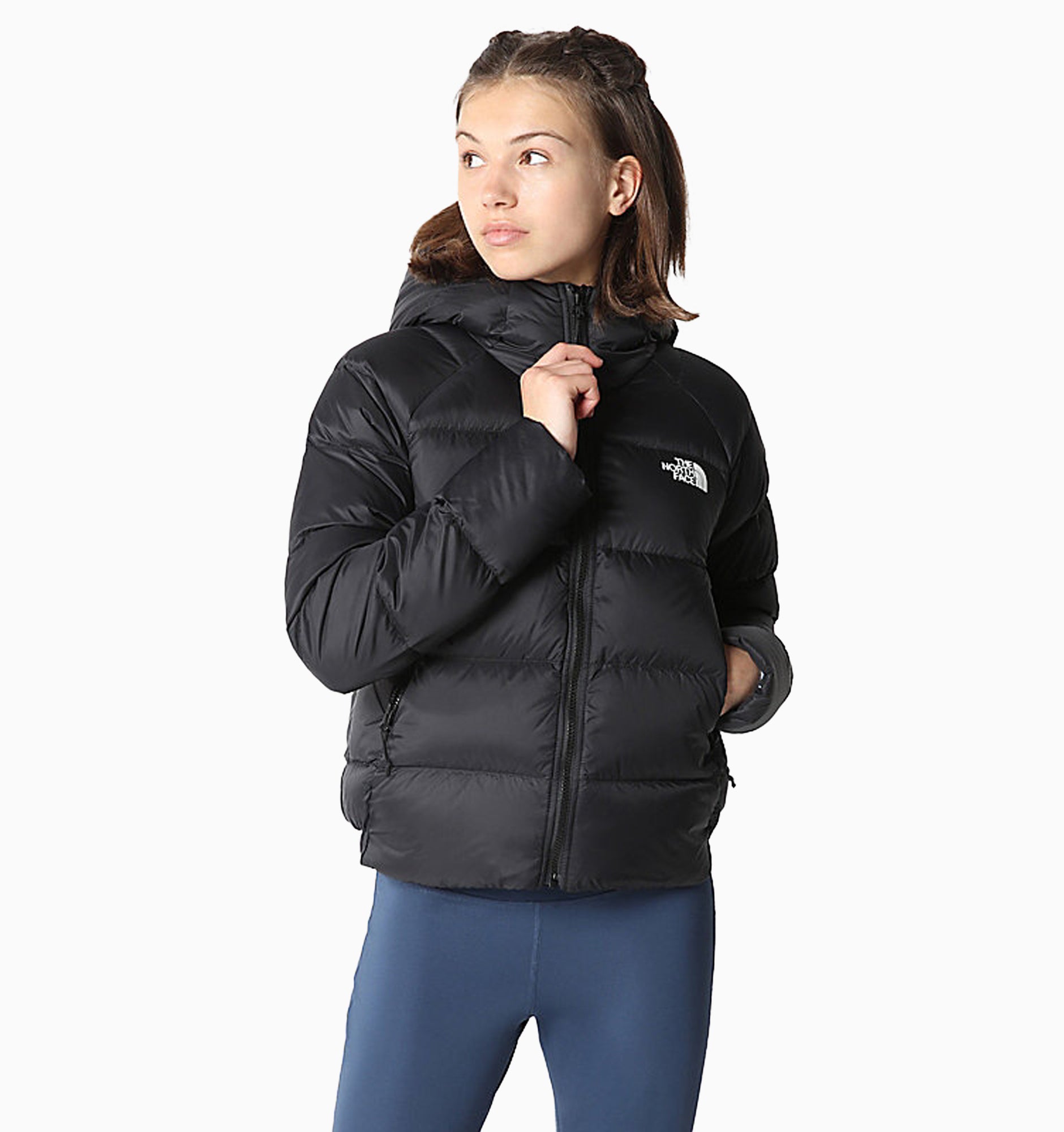 North face women hyalite goose down hoodie jacket hotsell
