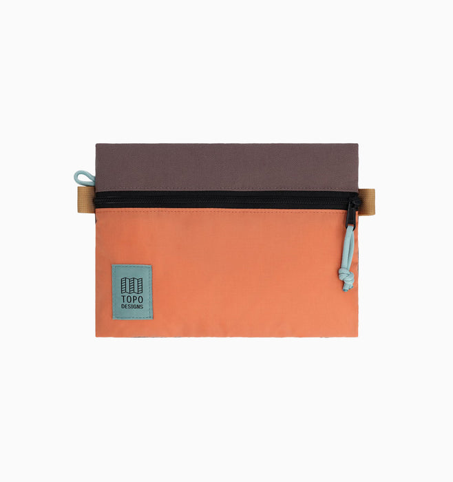 Topo Designs Medium Accessory Bag - Coral/Peppercorn