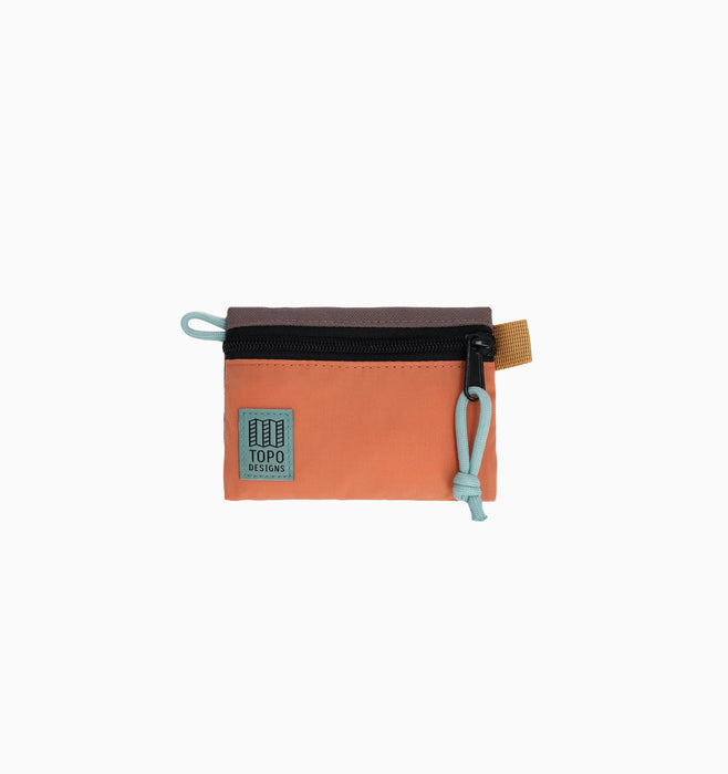 Topo Designs Micro Accessory Bag - Coral/Peppercorn