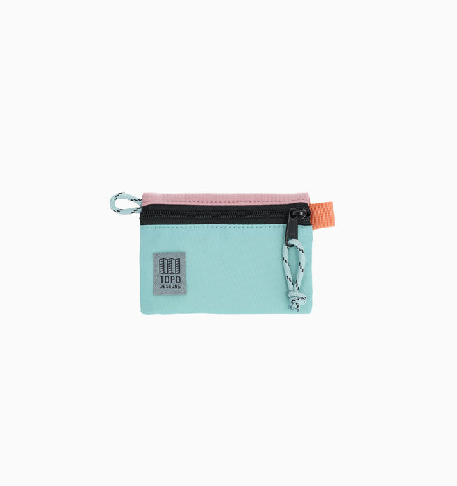 Topo Designs Micro Accessory Bag - Rose/Geode Green