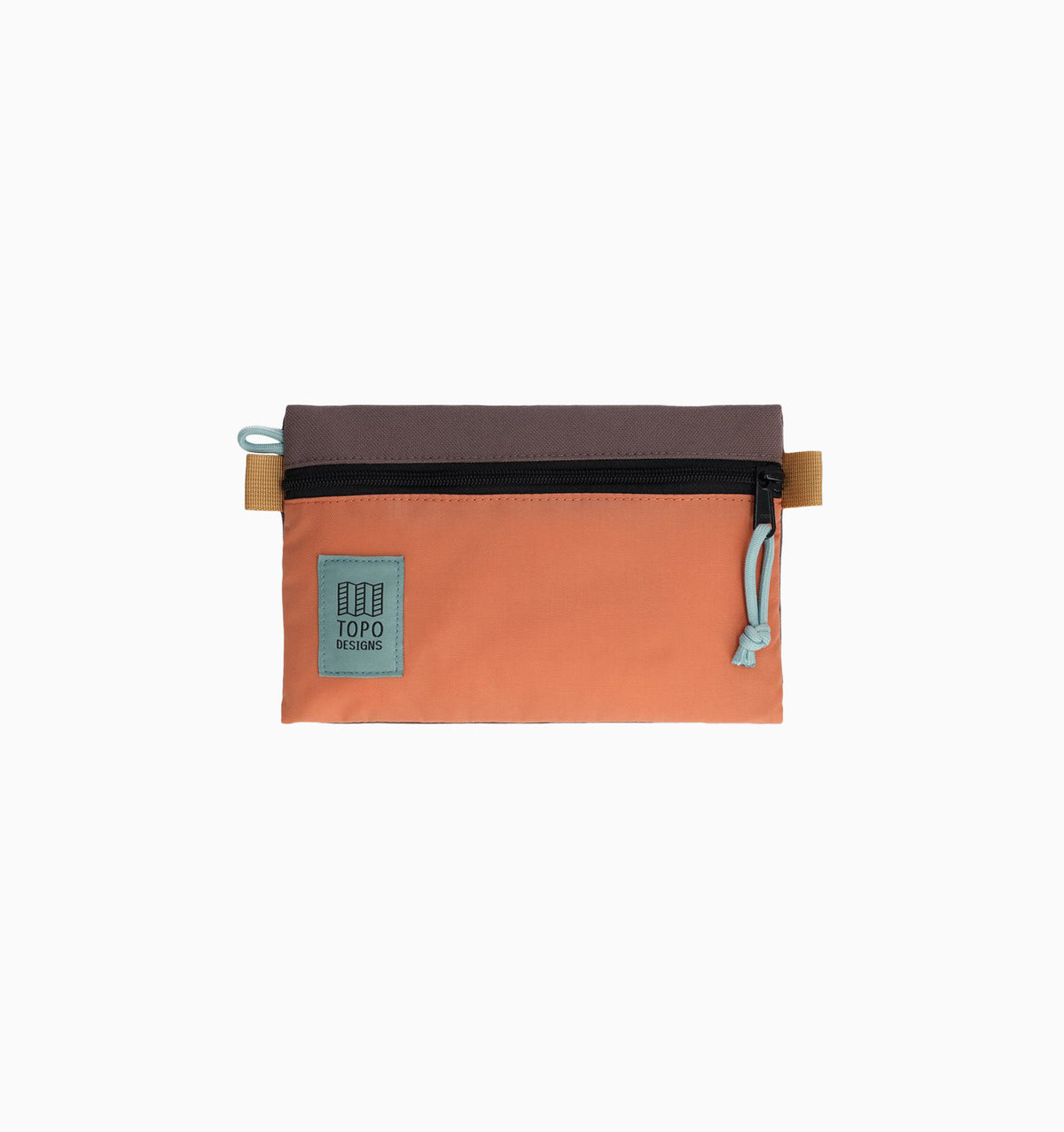 Topo Designs Small Accessory Bag - Coral/Peppercorn