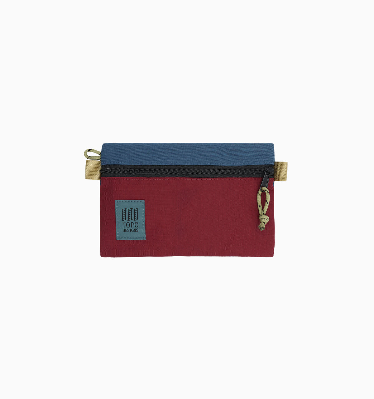 Topo Designs Small Accessory Bag - Dark Denim/Burgundy