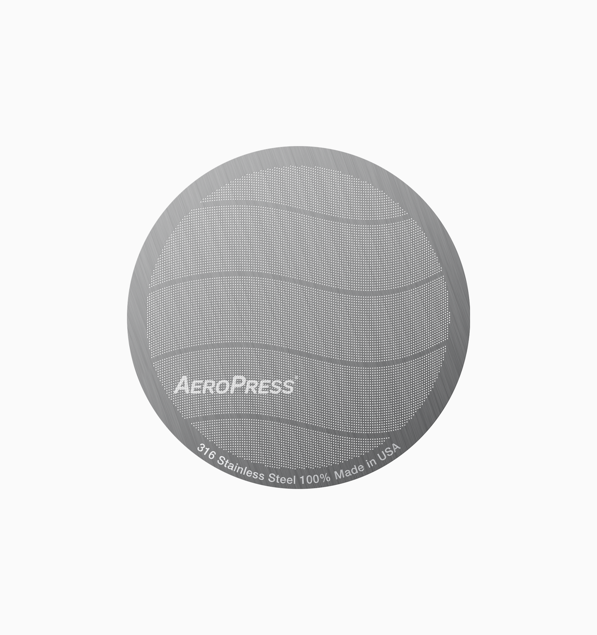 AeroPress Stainless Steel Reusable Filter - Silver