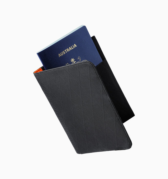 Alpaka ARK Bifold Passport Wallet - Black VX21