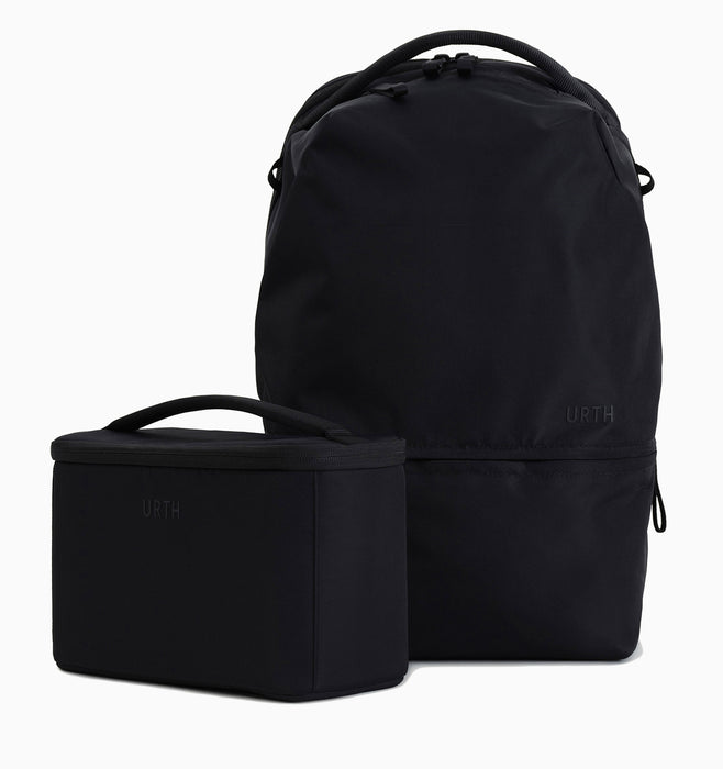 Urth Arkose Backpack 15" 20L + Small Camera Insert - Black