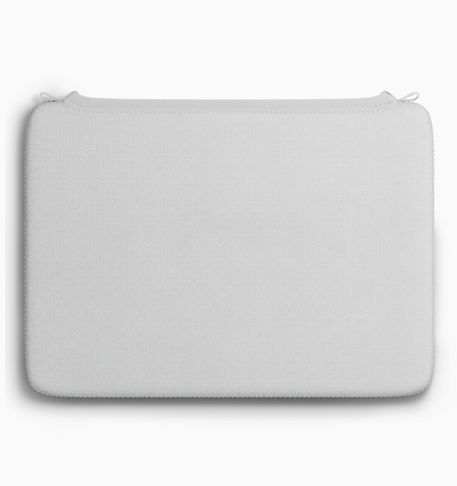 White store laptop sleeve