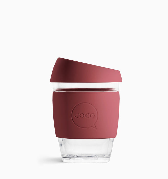 Joco 354ml (12oz) Reusable Coffee Cup - Ruby Wine
